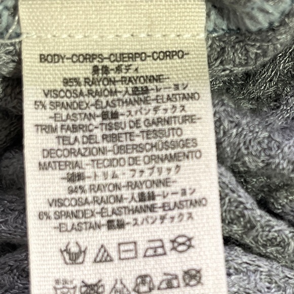 We The Free Gray Oversized Waffle Long Sleeve Size Small - Picture 13 of 13